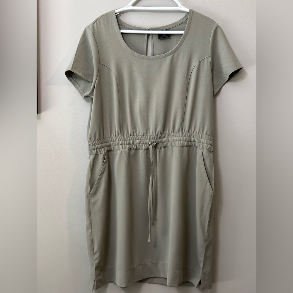 32 Degrees Women’s Ladies Twill Soft Feel Above Knee Lightweight Dress Green L